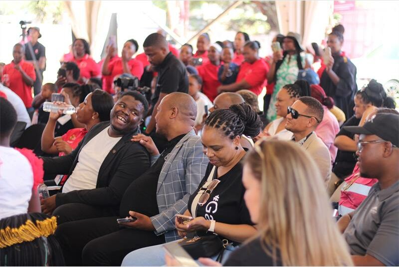 The newly launched early childhood development centre will benefit more than 40 households and create job opportunities in the Klipspruit West community.