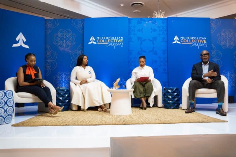 The discussion focused on financial literacy, clarity, emotional strength, as well as the impact of the Metropolitan Collective Shapers programme on business owners and the wider community.