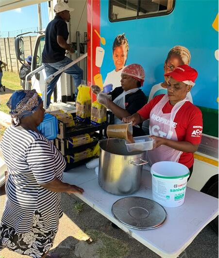 The Izibusiso Community Foundation has shared 156 food parcels received through the Gauteng Department of Social Development’s food funding programme.