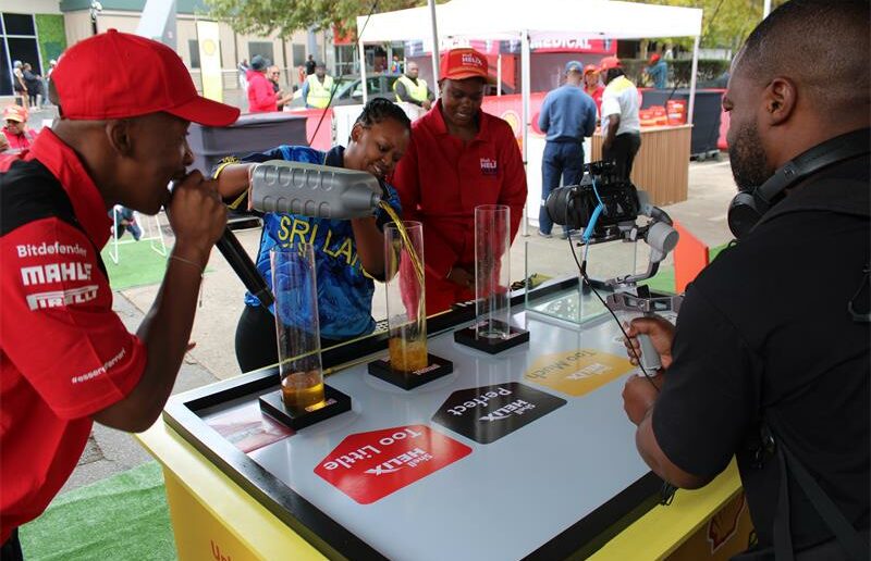 Shoppers at Maponya Mall enjoyed interactive games, prizes and driver education during a two-day Shell Helix activation.