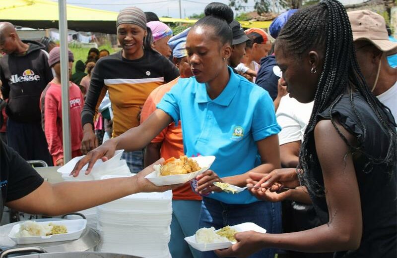 Teaser: An outreach programme provided food and clothing while educating the community on GBV and its impact.