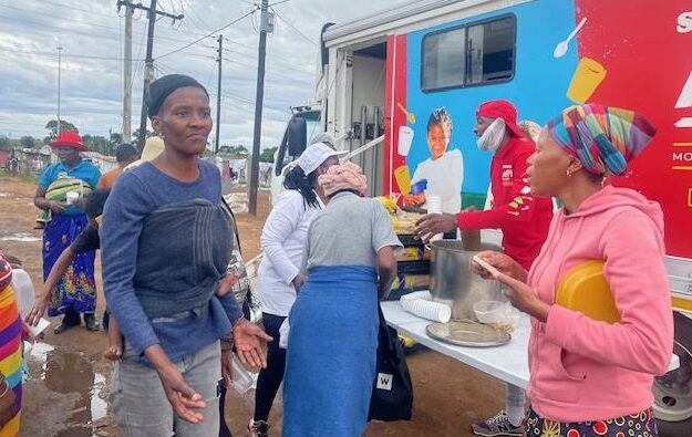 The soup drive was aimed at reducing the pressure of ensuring that children do not go to bed on an empty stomach.