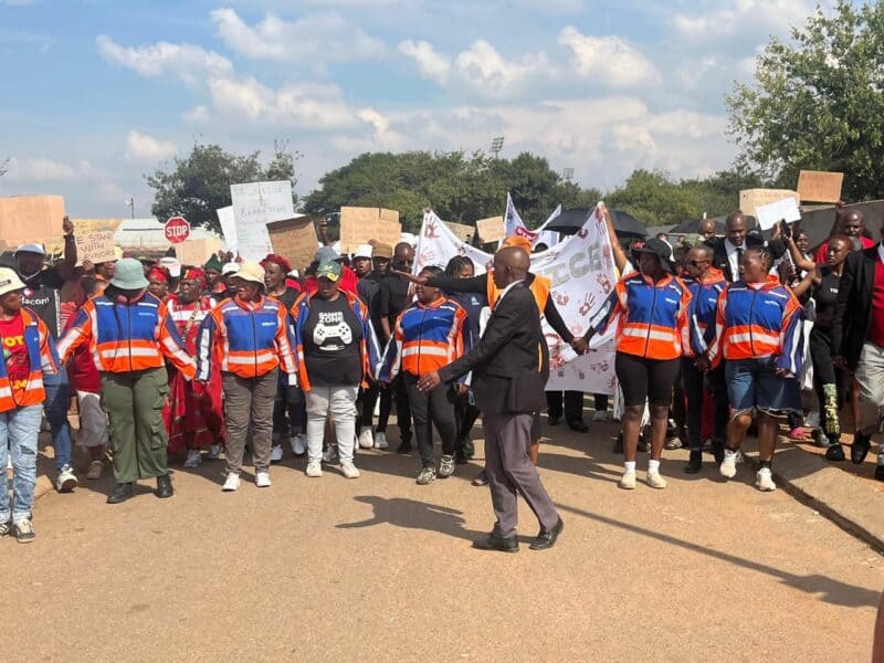 Residents and organisations held a peaceful march in support of a young girl allegedly assaulted by a known community member, as the suspect remains in custody ahead of a bail hearing.