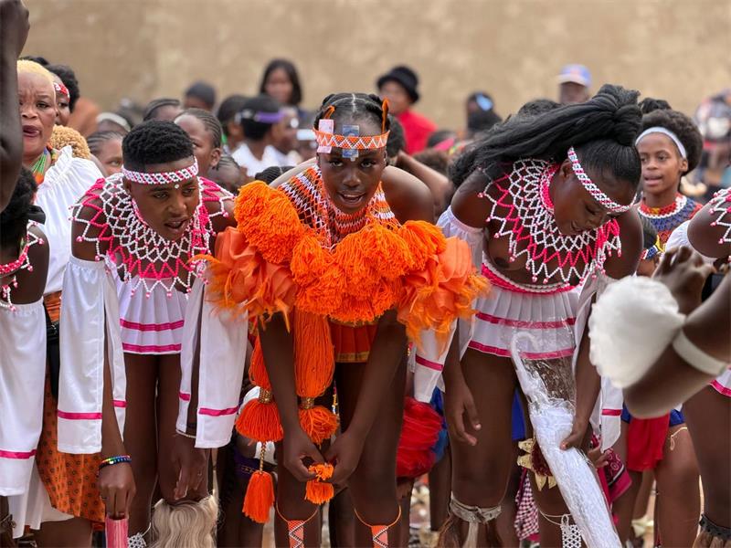 Umhlonyane is a traditional ceremony held to mark a girl’s transition into her teenage years and young womanhood.