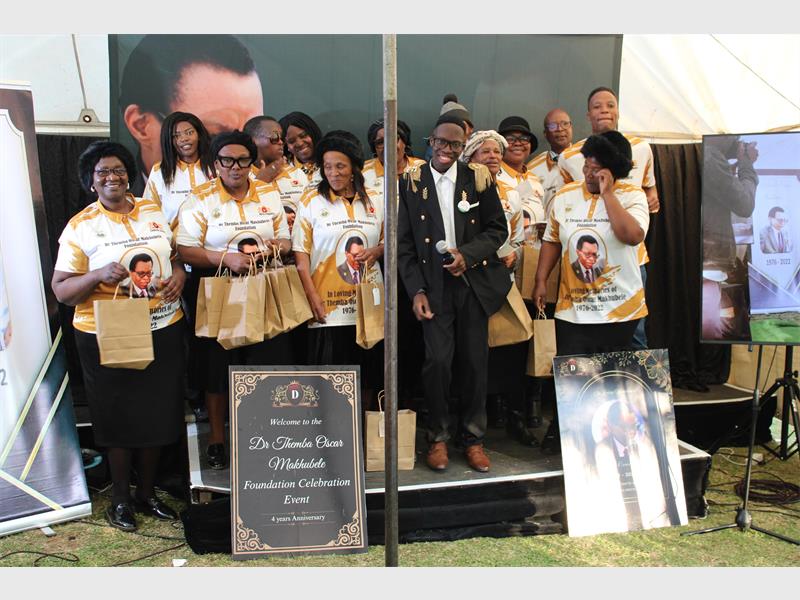 Community members gathered in Tshiawelo to honour the late Dr Themba Oscar Makhubele and celebrate the growing impact of the foundation established in his memory.