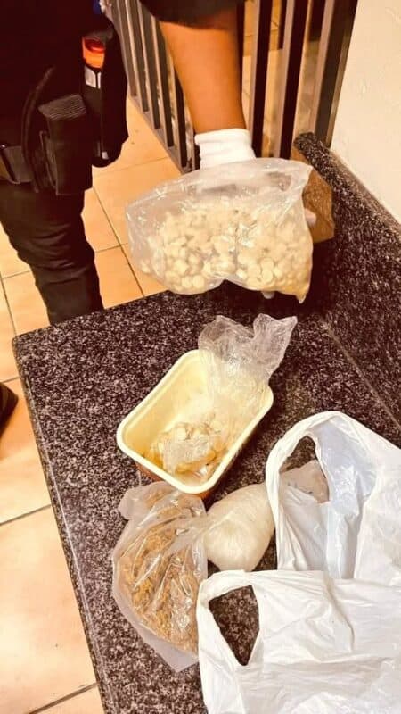 She was arrested after officers allegedly recovered drugs from a residence in Naturena Ext 26.