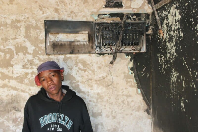 A suspected electrical fire left a Diepkloof family homeless and without basic necessities, prompting an appeal for public assistance.