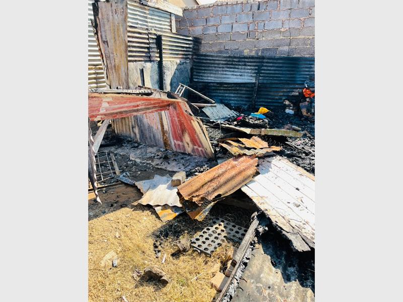 The Zulu family escaped injury but lost their shack and possessions in a devastating fire, and is now asking for community support.