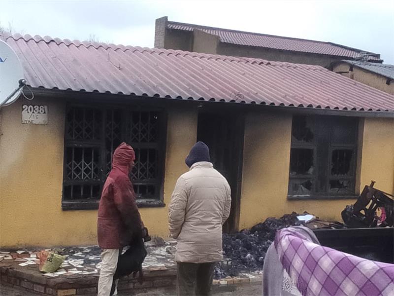A family member confirmed that he was on the phone with his sister trying to give directions on how to put the gas heater on when he heard a scream that the house was on fire.