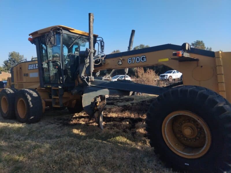 Officers acted on intelligence to locate abandoned construction equipment and detain a 30-year-old man during separate investigations across Midrand and southern Johannesburg.