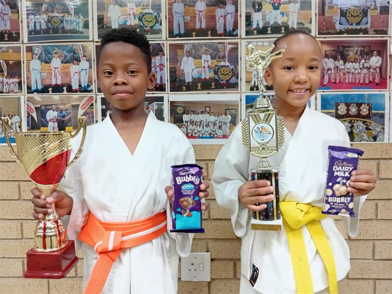 Kofukan South Africa is celebrating Oratilwe Mokwena and Lethabo Maloka after the promising karatekas delivered medal-winning performances at the Warriors Challenge.