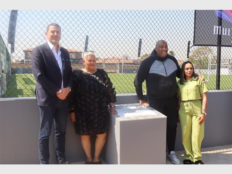 A former illegal dumping site and gang war zone at Boekenhout Primary School has been transformed into a multi-purpose sports field for learners and the community.