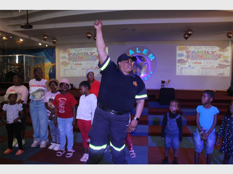 The day featured a talent show for young people, along with various activities and a safety talk presented by an Emergency Medical Services (EMS) representative.