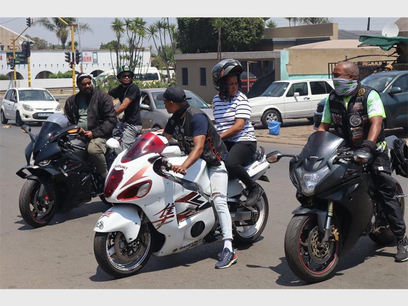 Motorcycle clubs and grieving families called for justice for murdered women and urged authorities to oppose bail for the suspects in Laurelle Mario’s murder.