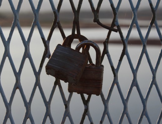 The two locks that got me wondering.