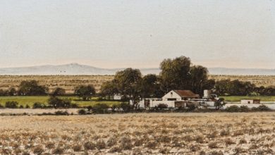 John Meyer; Landscape with Houses