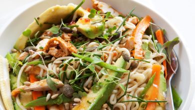 WFD - Avocado & sweet chilli noodle salad - 12 OCT