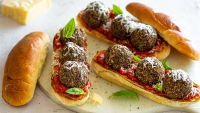 13 DECEMBER - Meatless Monday - Mushroom meatball subs (Medium)