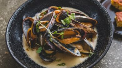 4 DECEMBER - Saturday entertain -West coast mussels with sweetcorn & Chorizo in a white wine & cream sauce (Medium)