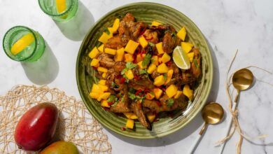 1 FEBRUARY - WFD - Mango and lime sticky chicken wings