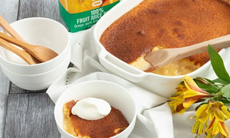 26 JUNE - SUNDAY SPOIL – Baked orange pudding