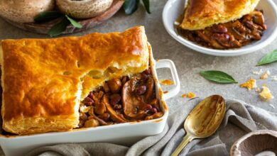 21 JULY - WFD – Portabella steak a kidney bean pie