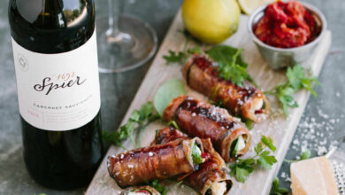 27 AUGUST - SATURDAY ENTERTAIN – Aubergine and prosciutto involtini with spinach, ricotta and sun-dried tomato