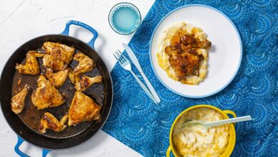 30 AUGUST - WFD – Ginger-beer chicken, served with creamy corn pap