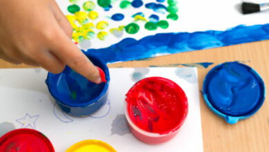 DIY finger paint: Perfect for toddlers