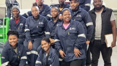 Post 1 - Apprentices at EMC including Tuli, Nosi, Sallie, Logan and Diya...