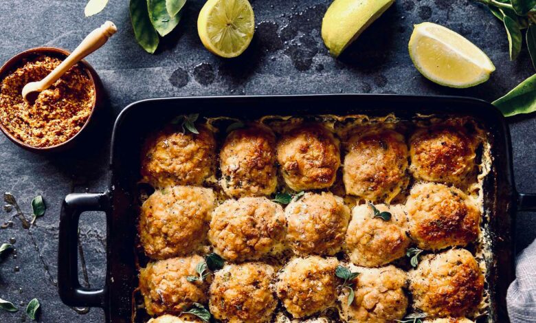 15 SEPTEMBER - WFD - Lemon and herb meatballs baked in cream