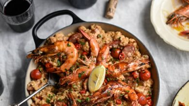 17 SEPTEMBER - Entertain at home - Smoky chorizo and prawn paella