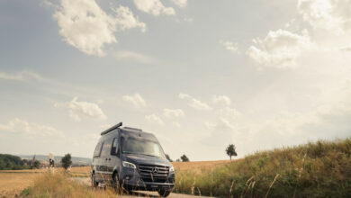 The Mercedes-Benz Sprinter AWD ensures carefree travelling, whether city hopping or mountain meandering