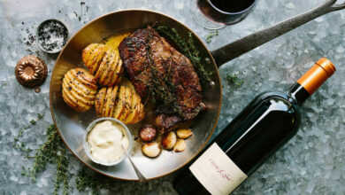 22 OCTOBER - Entertain at home - Butter basted ribeye steak with Hasselback potatoes and aioli