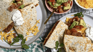 Easy-peasy cheesy quesadilla