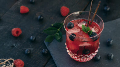 Blueberry Nojito Mocktail