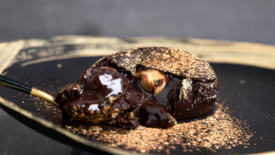 Indulge in peanut butter chocolate lava cakes