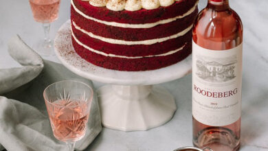 Classic red velvet layer cake