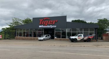 The storefront of the new Tiger Wheel & Tyre in Tzaneen.