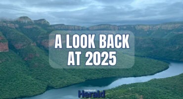 A view of Hoedspruit mountains and a river