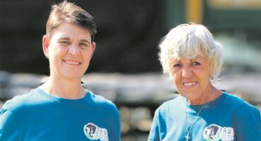 Andie Condogiannis and Mary Grobler from Paws.