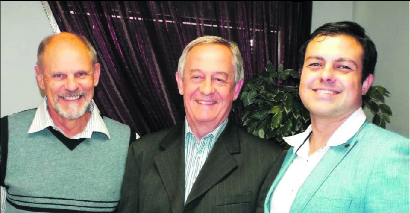 Drs. Robert Reid, Johan de Lange en Lourens Coetzee van die Ocumed Medical Centre in Vanderbijlpark