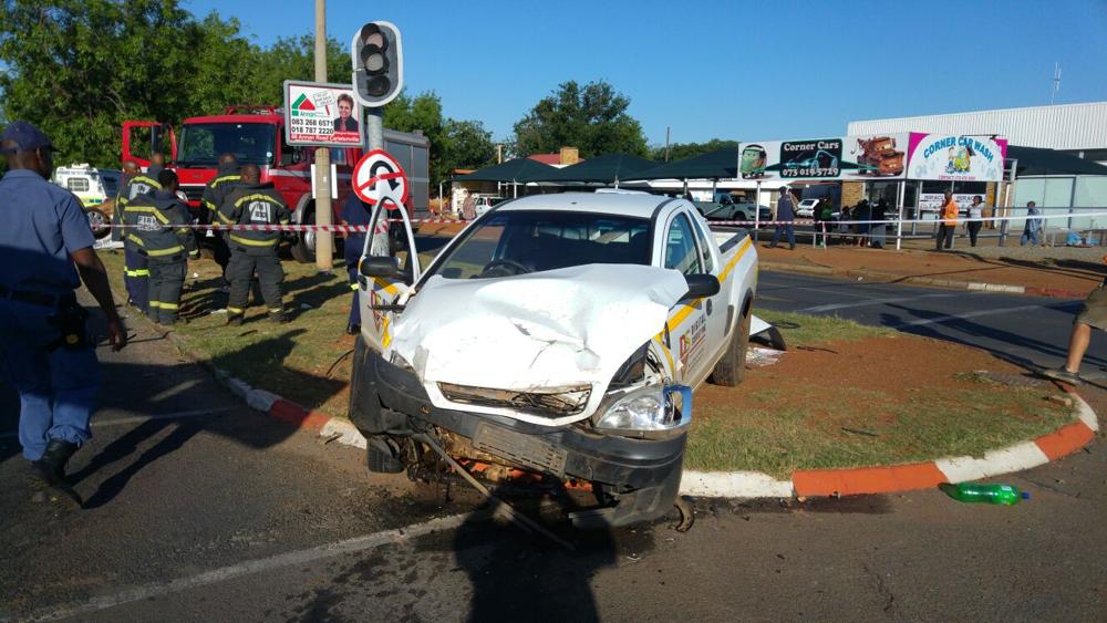 The other bakkie after collision
