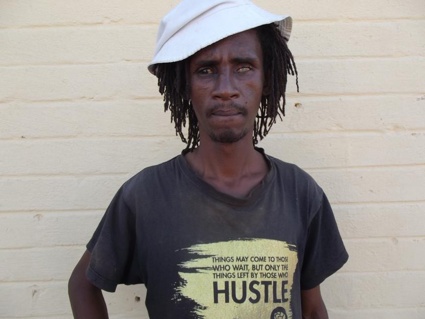 Josaya Sizani, the young man who lost his sight