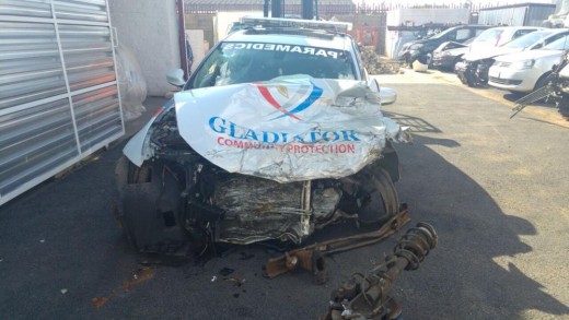 The Gladiator BMW emergency vehicle that was written-off 