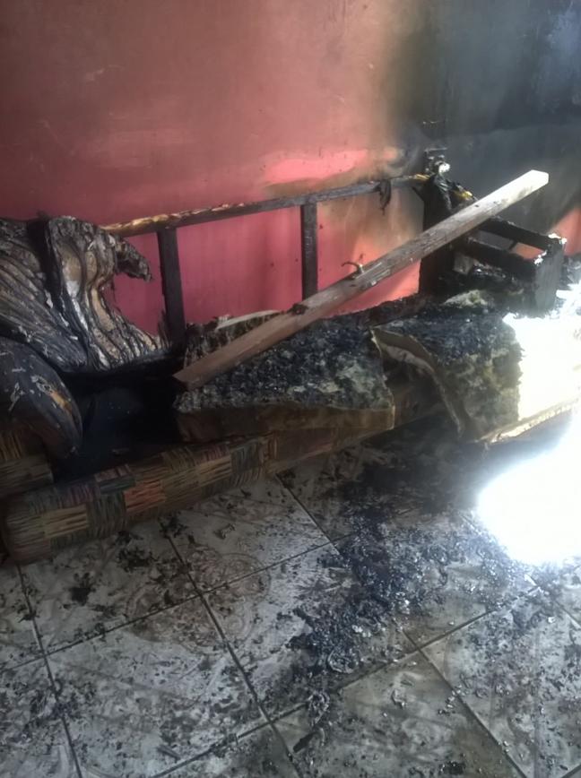 Burnt property
