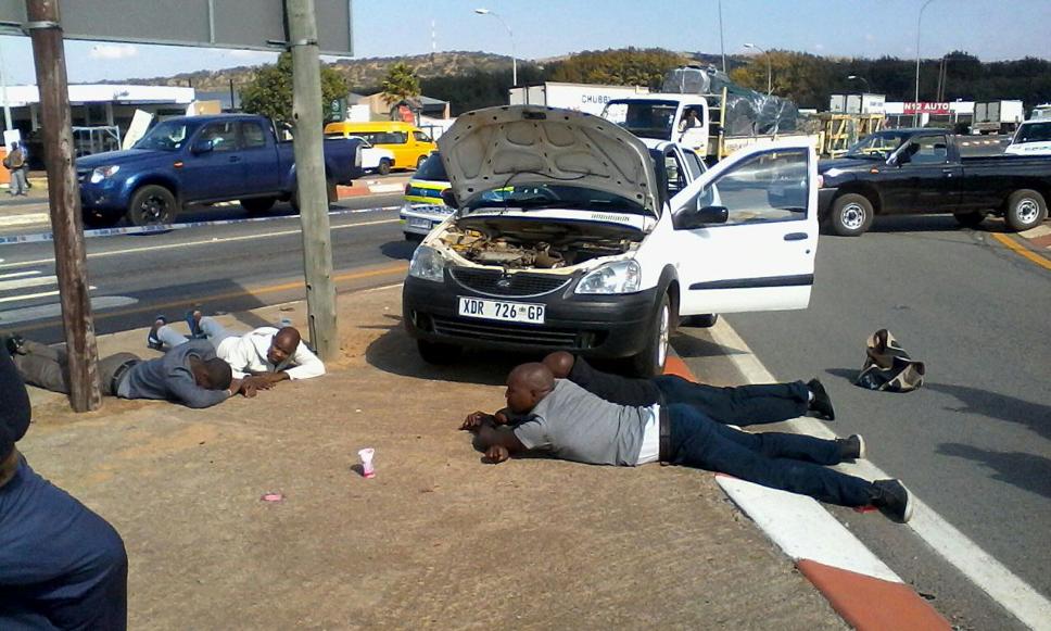 The susepcts who were arrested after the robbery