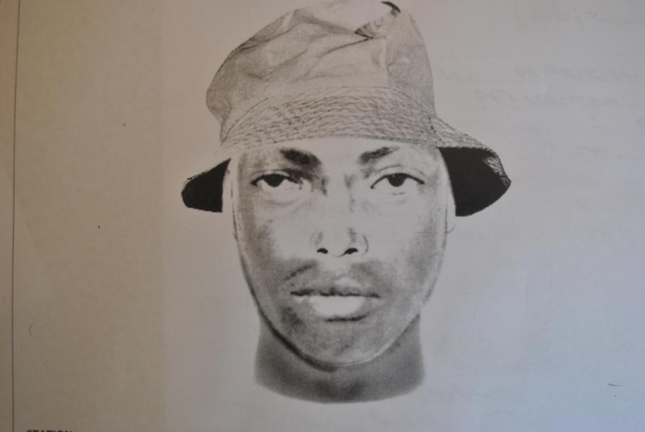The wanted suspect after rape incident