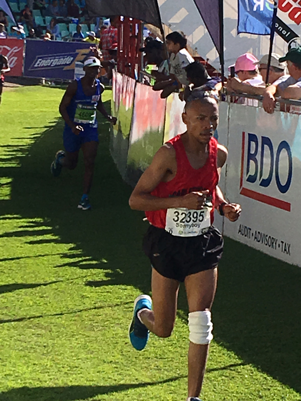 Sonnyboy Seleko was the first runner from the Carletonville Harriers club to cross the finishing line in this year's Comrades.