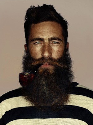 “My beard is ironic.”